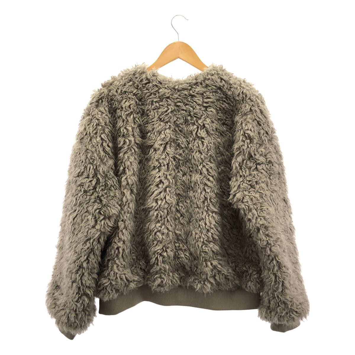 CADUNE カデュネ ジップアップ ボアブルゾン 38 グレー レディース SIROKUMA-CORPORATION_COM