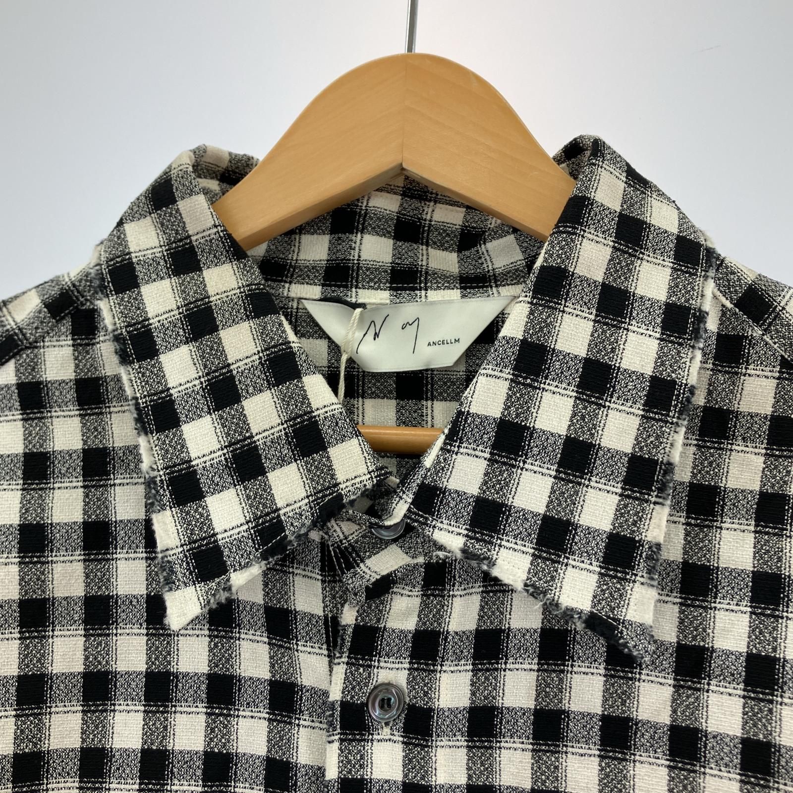 ANCELLM / C/R CHECK OVER SHIRT 25ss