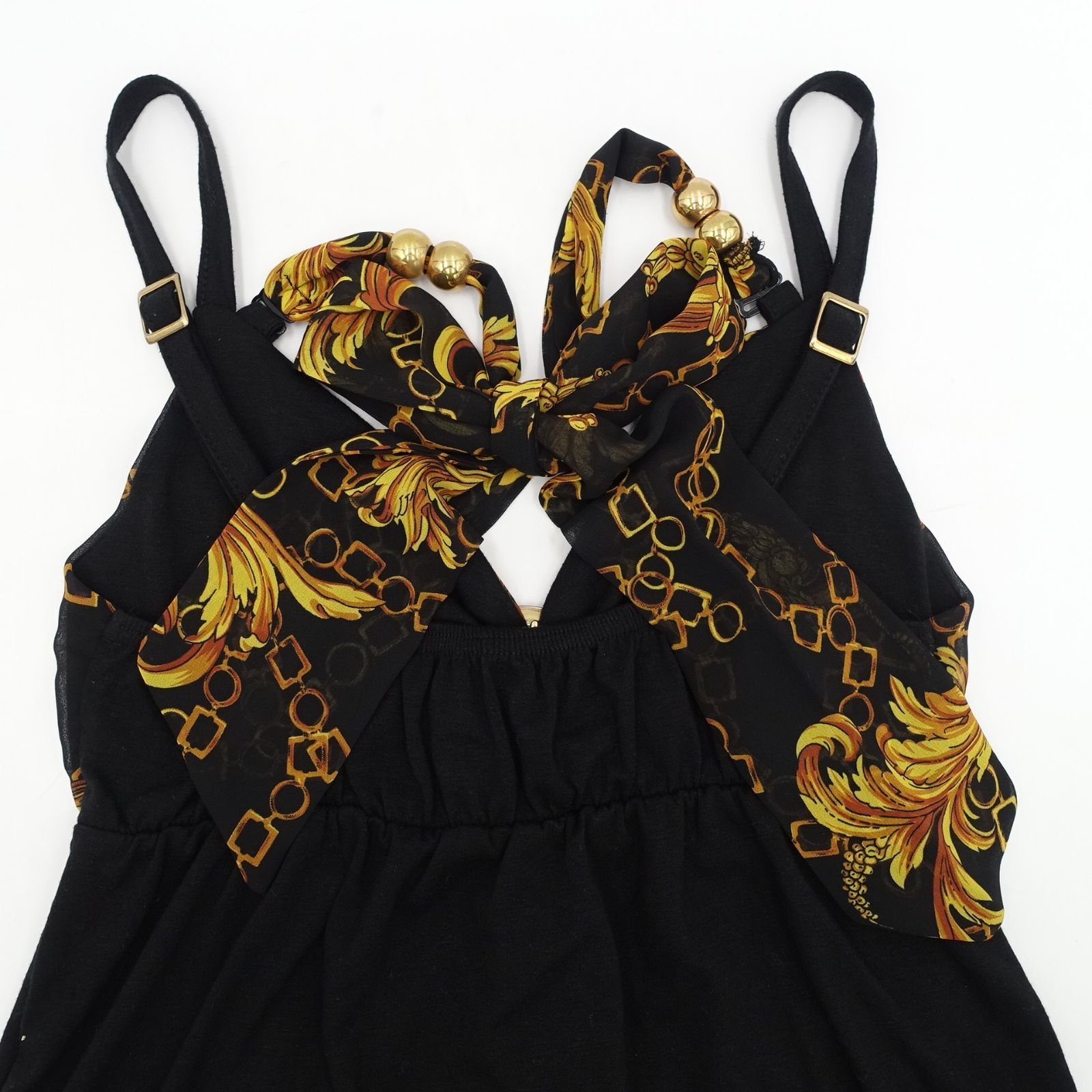 d.i.a チェーン柄キャミソール Fサイズ ブラック 黒 平成ギャル y2k ダイヤ WWW_MORNINGWALKER_COM