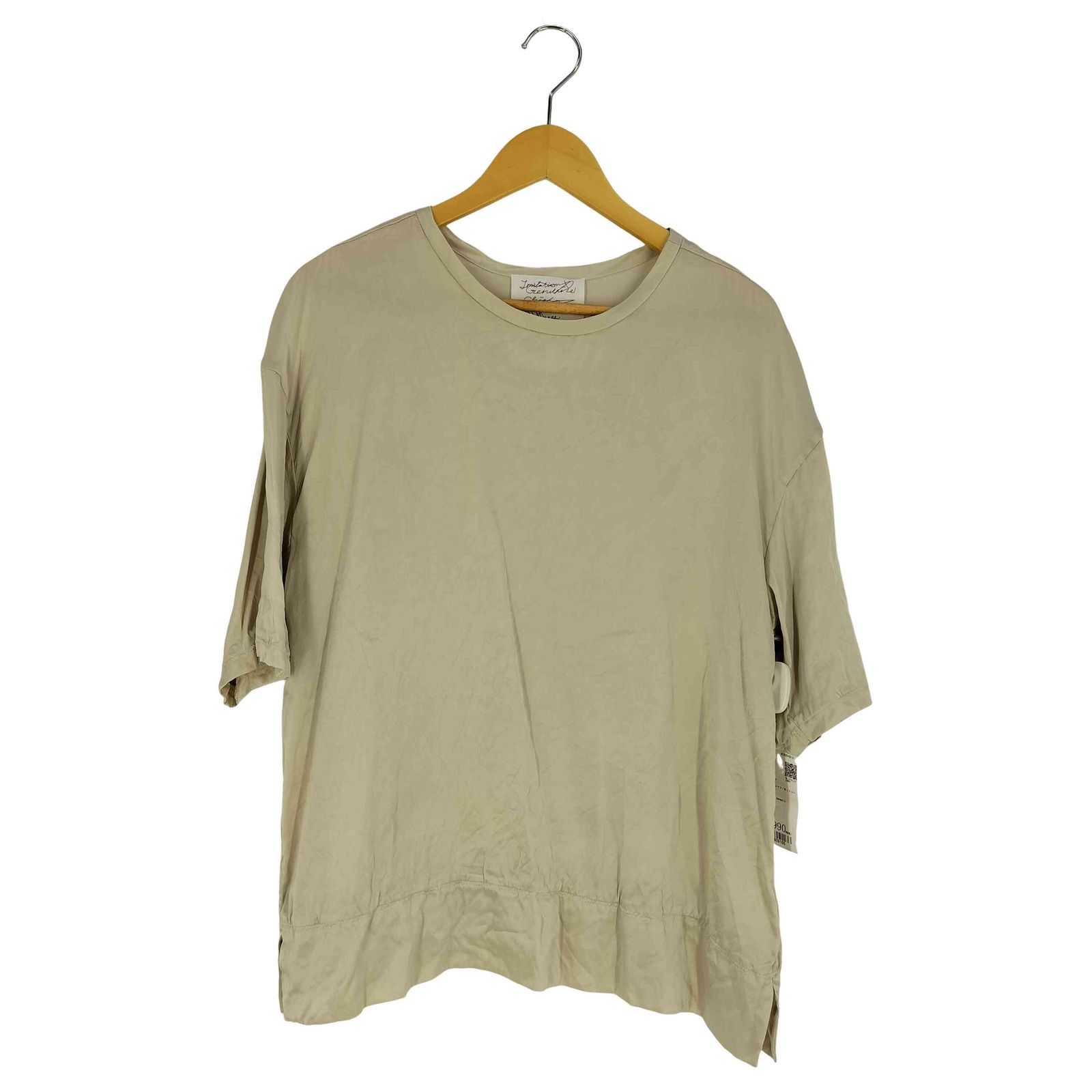 新品未使用　カオス　Chaos タグ付き　シルクフィブリルＴシャツ CHAOS - Chaos / カオス | シルクフィブリルTシャツ | F
