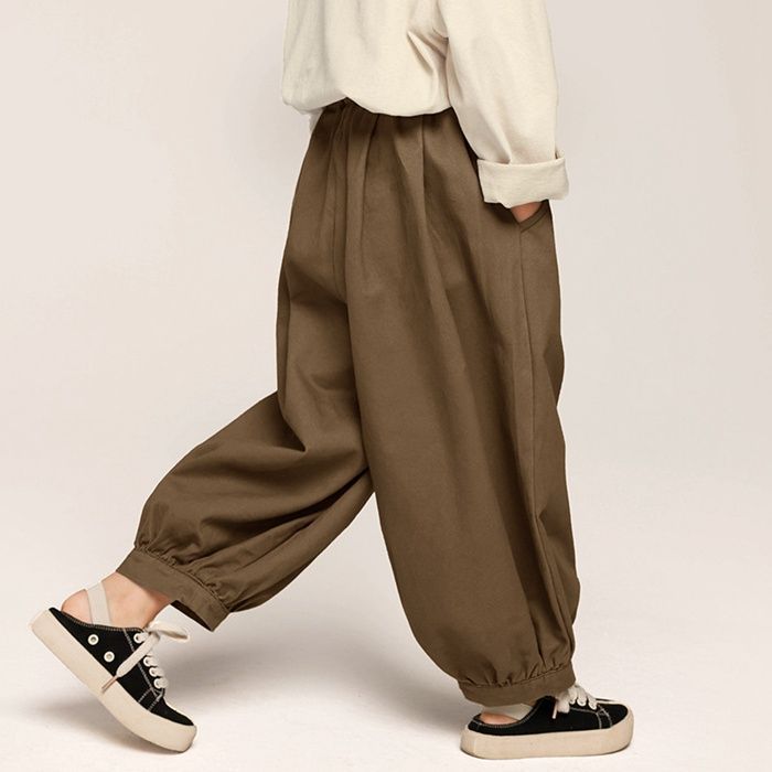 バルーンパンツ キッズ サルエルパンツ 長ズボン ダンス おしゃれ 子供服 オールシーズン 男の子 ボーイズ カジュアル 韓国子供服 通園 通学ゆったり ボトムス ウエスト ゴム カジュアル changguo05