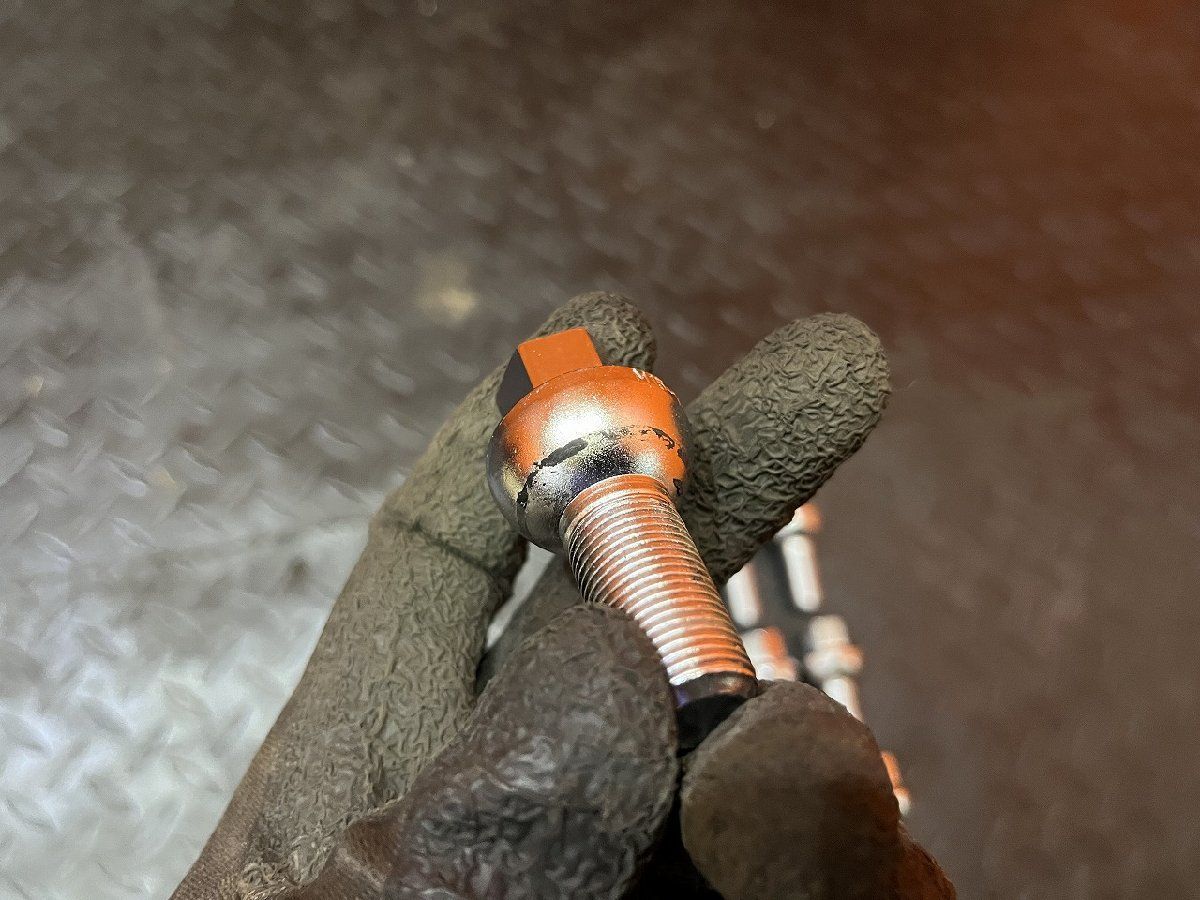 球面ボルト 14R M15×P1.25 首下 30mm 17HEX】外車用ボルト ラグボルト 