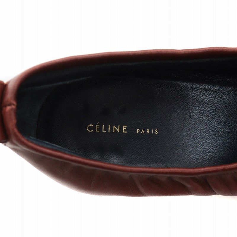 セリーヌ CELINE パンプス ソフトバレリーナ フィービー期 スクエア