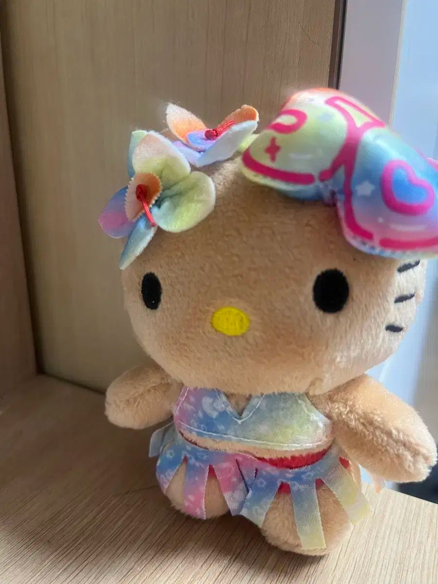 グアム島 日焼け 50 記念日 ハローキティ キーリング (限定版) グアム