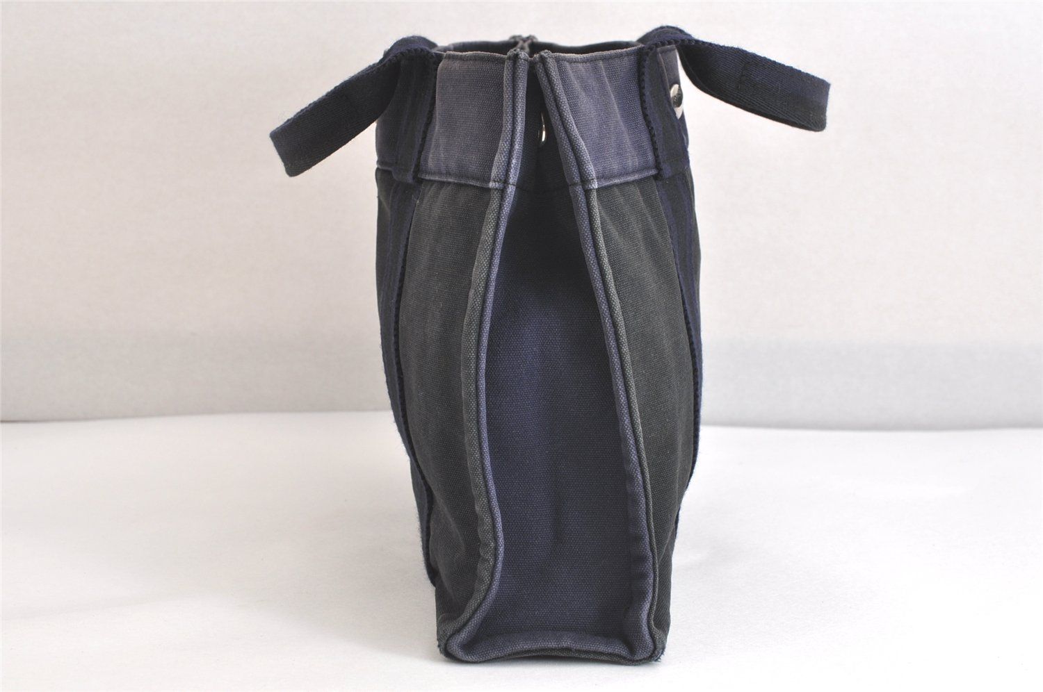 HERMES エルメス フールトゥ PM ヴィンテージ ハンドトートバッグ 財布 キャンバス ブラック 2779N DECORATOM_COM_BR