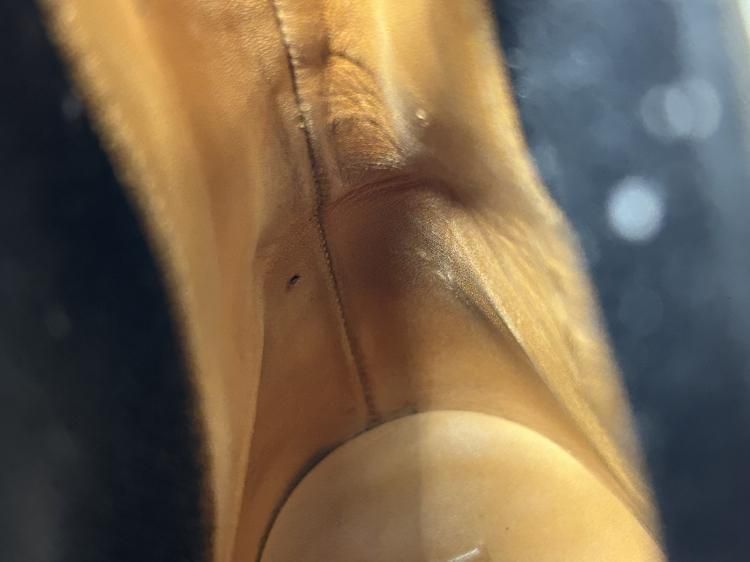 615 0925 上 JMウエストン チェルシーブーツ サイドゴアブーツ ブラウン カーフ 6 B 705