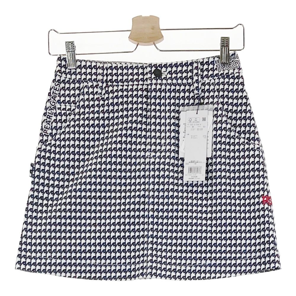 サイズ 00 PEARLY GATES パーリーゲイツ 055-2134414 ストレッチスカート 総柄 ネイビー系 240101543748 ゴルフウェア レディース ストスト