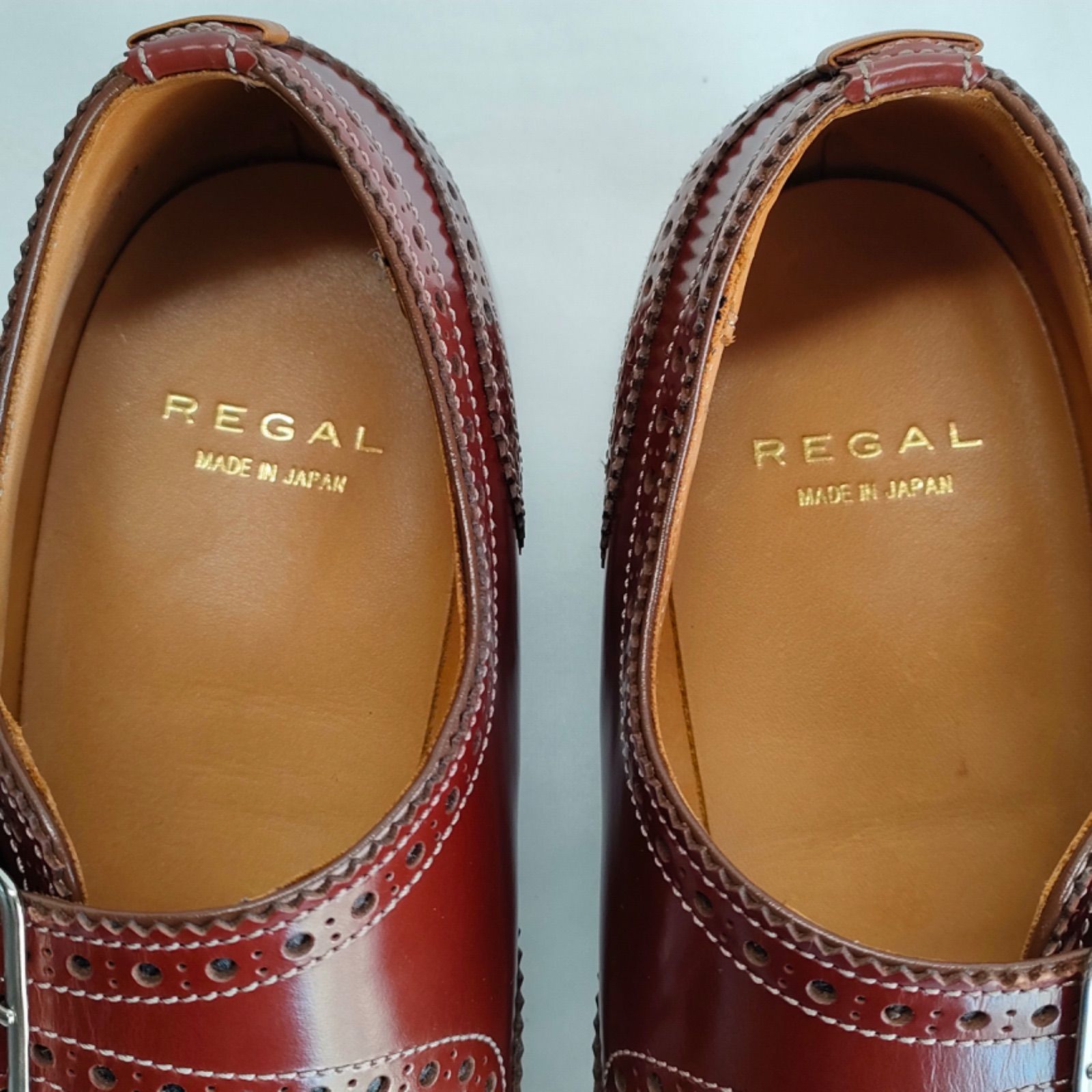 定価4万 美品 リーガル REGAL メリージェーン 茶 ワンストラップシューズ 定価4万 美品 リーガル REGAL メリージェーン 茶 ワンストラップシューズ