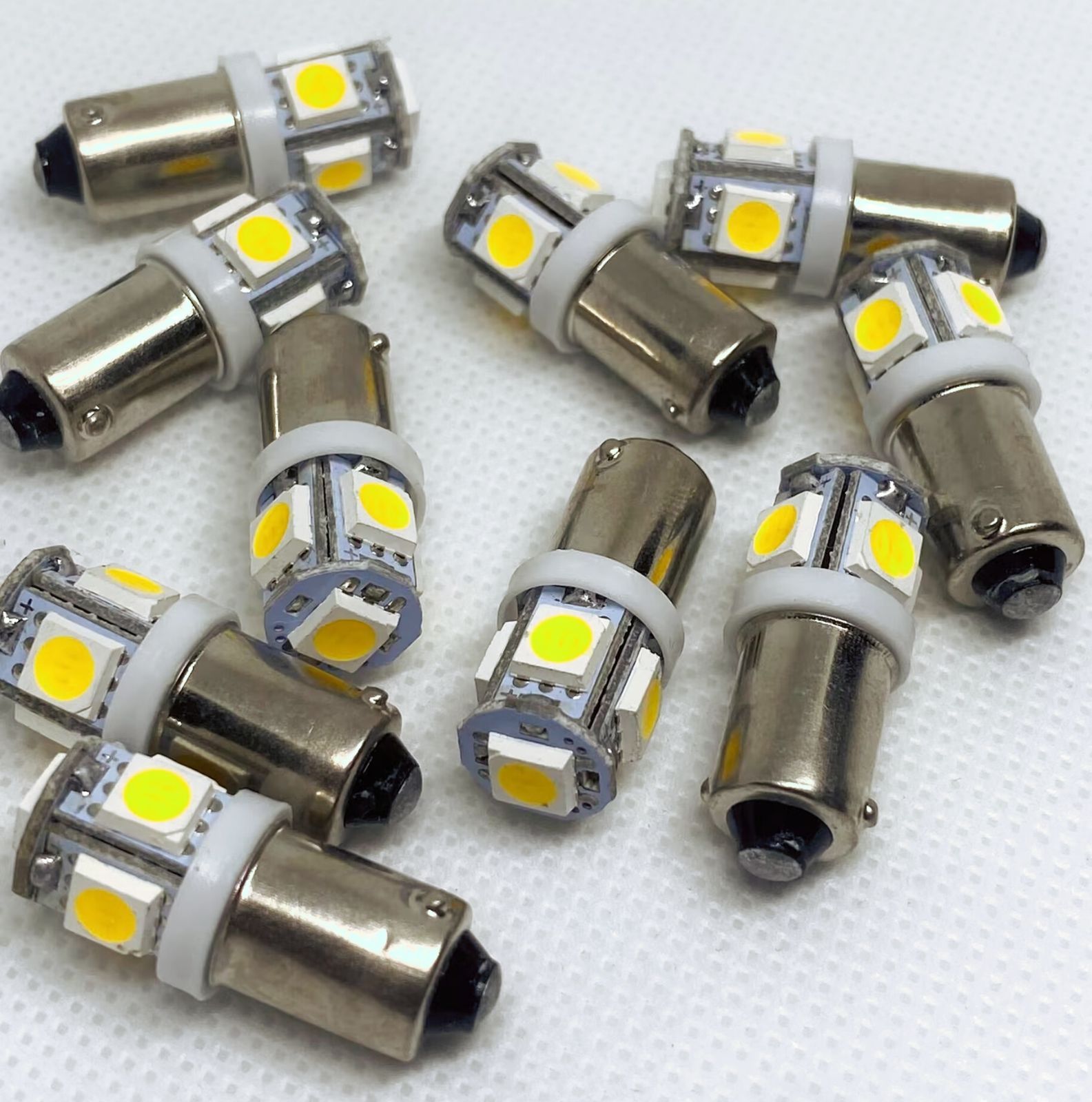 高輝度 デコトラ屋 正規品 24V専用 BA9S LED バルブ 高輝度 24V専用 BA9S LED バルブ 5SMD搭載 角型マーカー サイド