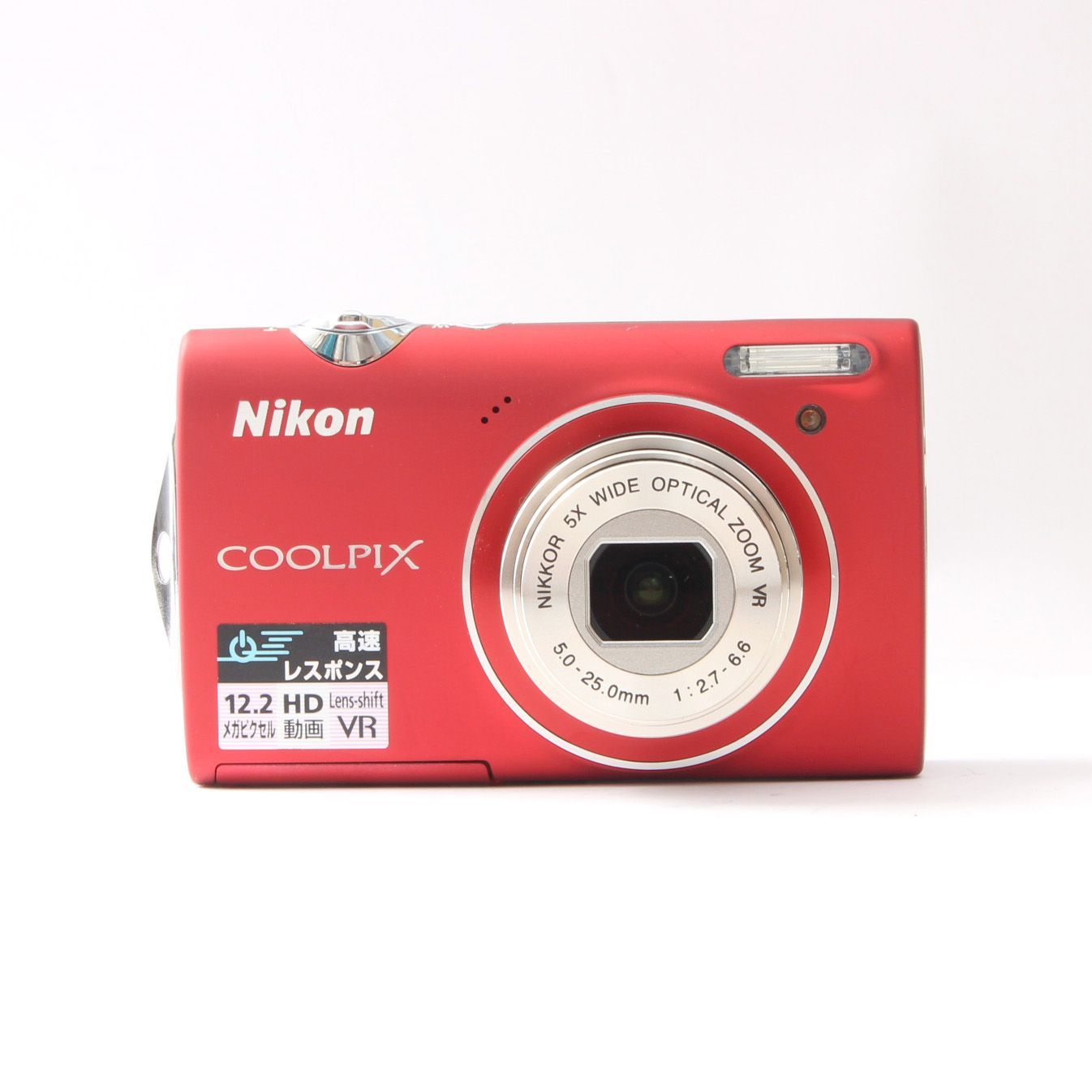 Nikon ニコン COOLPIX S5100 レッド コンパクトデジタルカメラ - メルカリ