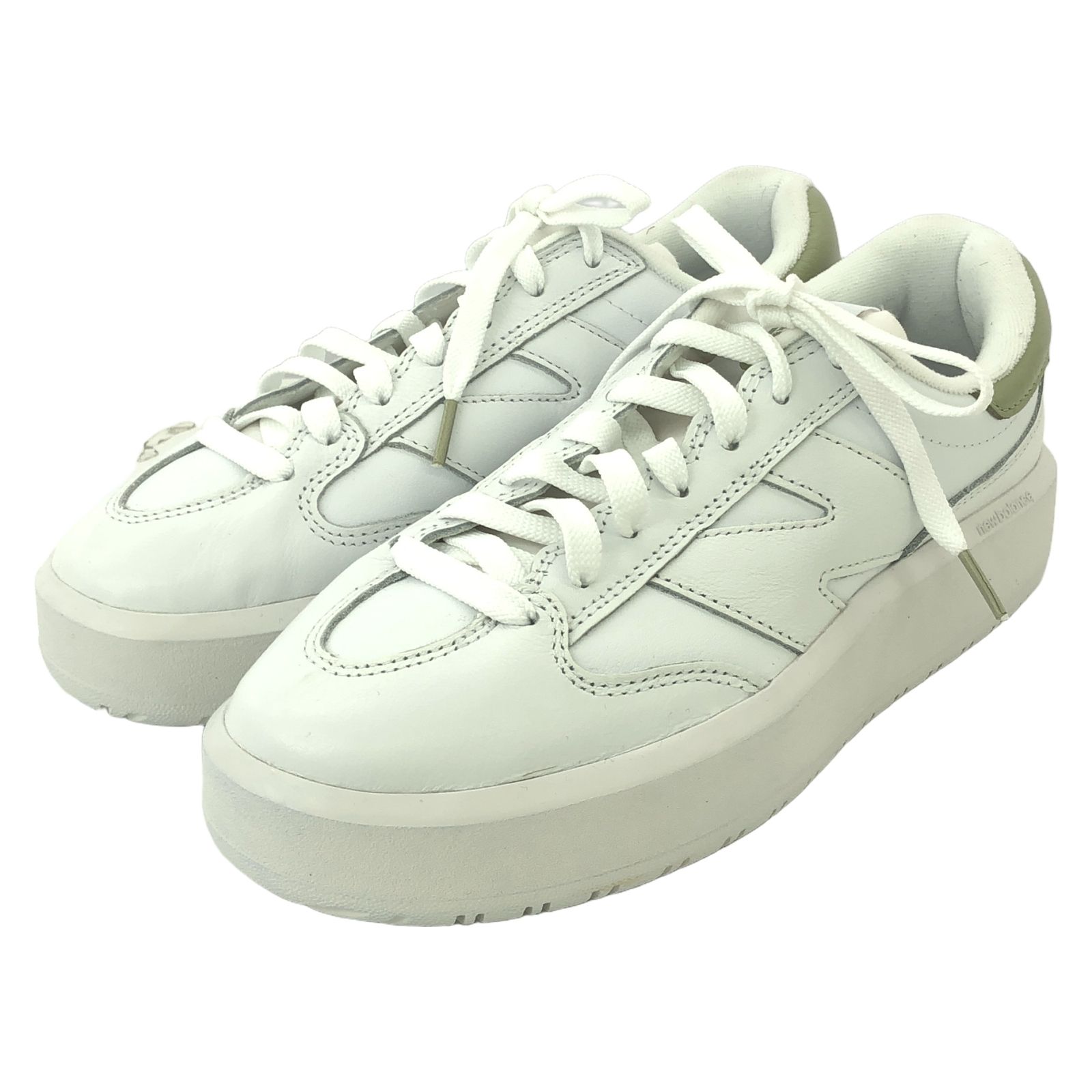 ニューバランス NEW BALANCE スニーカー スニーカー ホワイト レザー スニーカー メンズ Used A