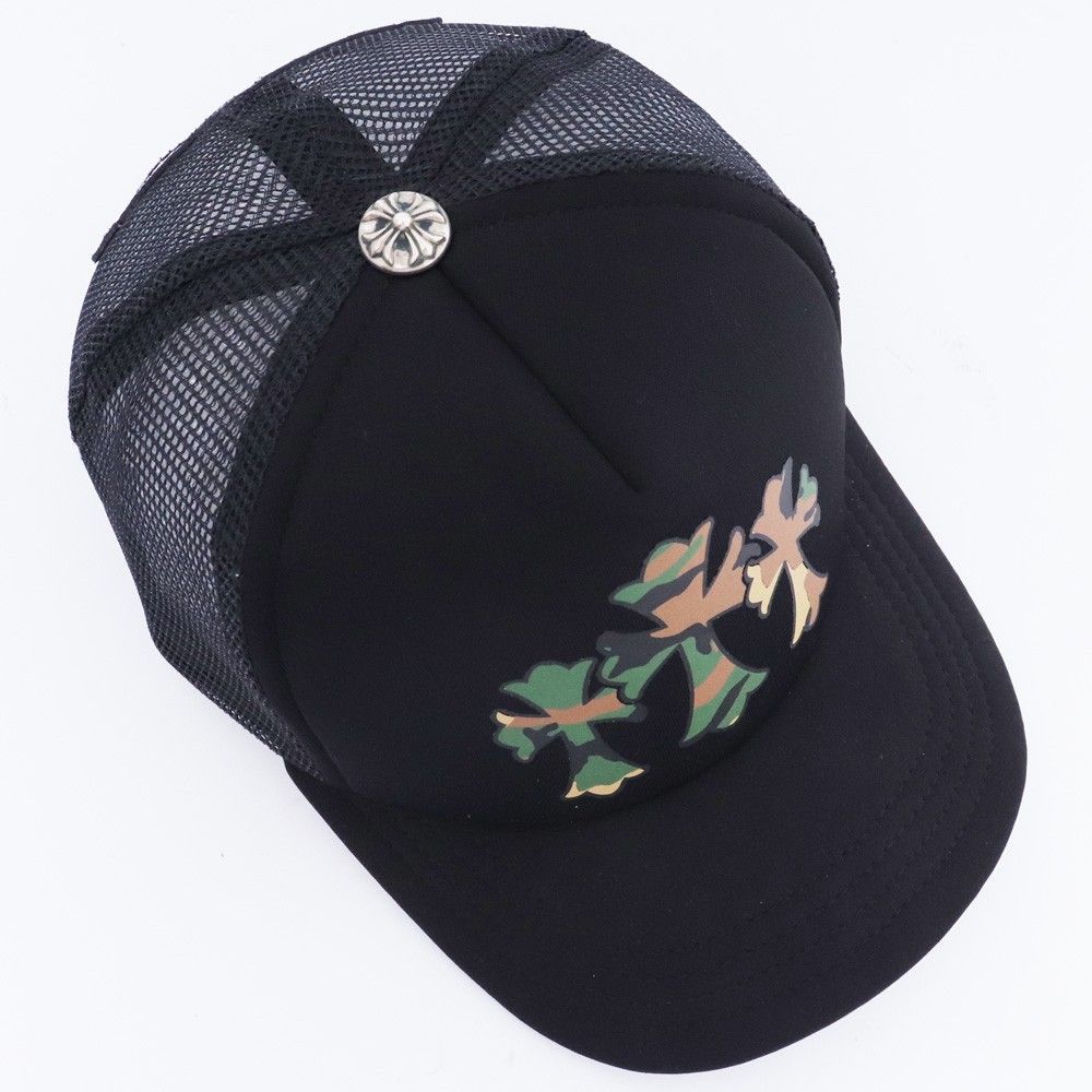 CHROME HEARTS 3セメタリークロス トラッカーキャップ カモフラ