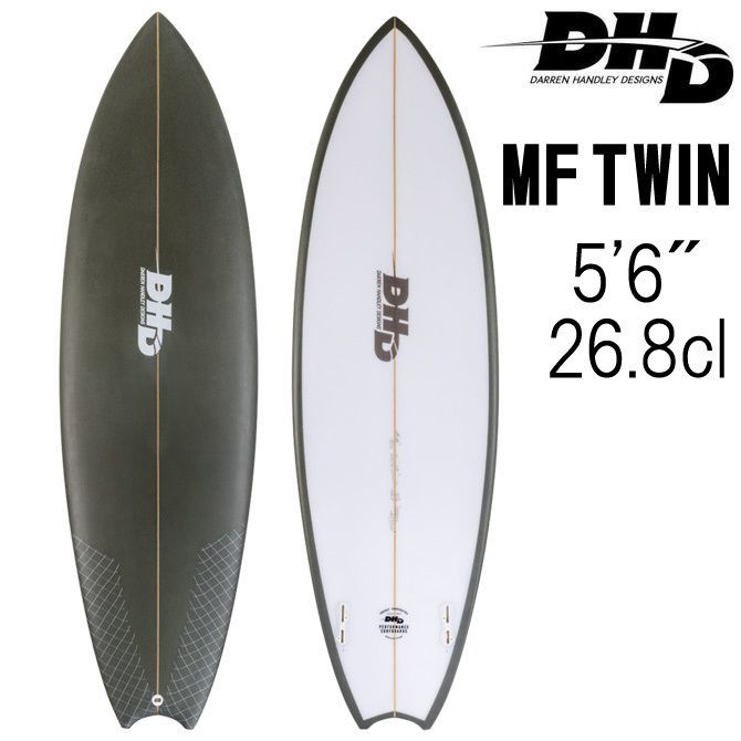 DHD ダレン ハンドレー サーフボード MF ツイン ミックファニング 5'6