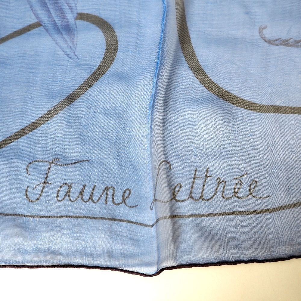HERMES/エルメス カレ140 Faune Lettree アルファベットの動物誌 