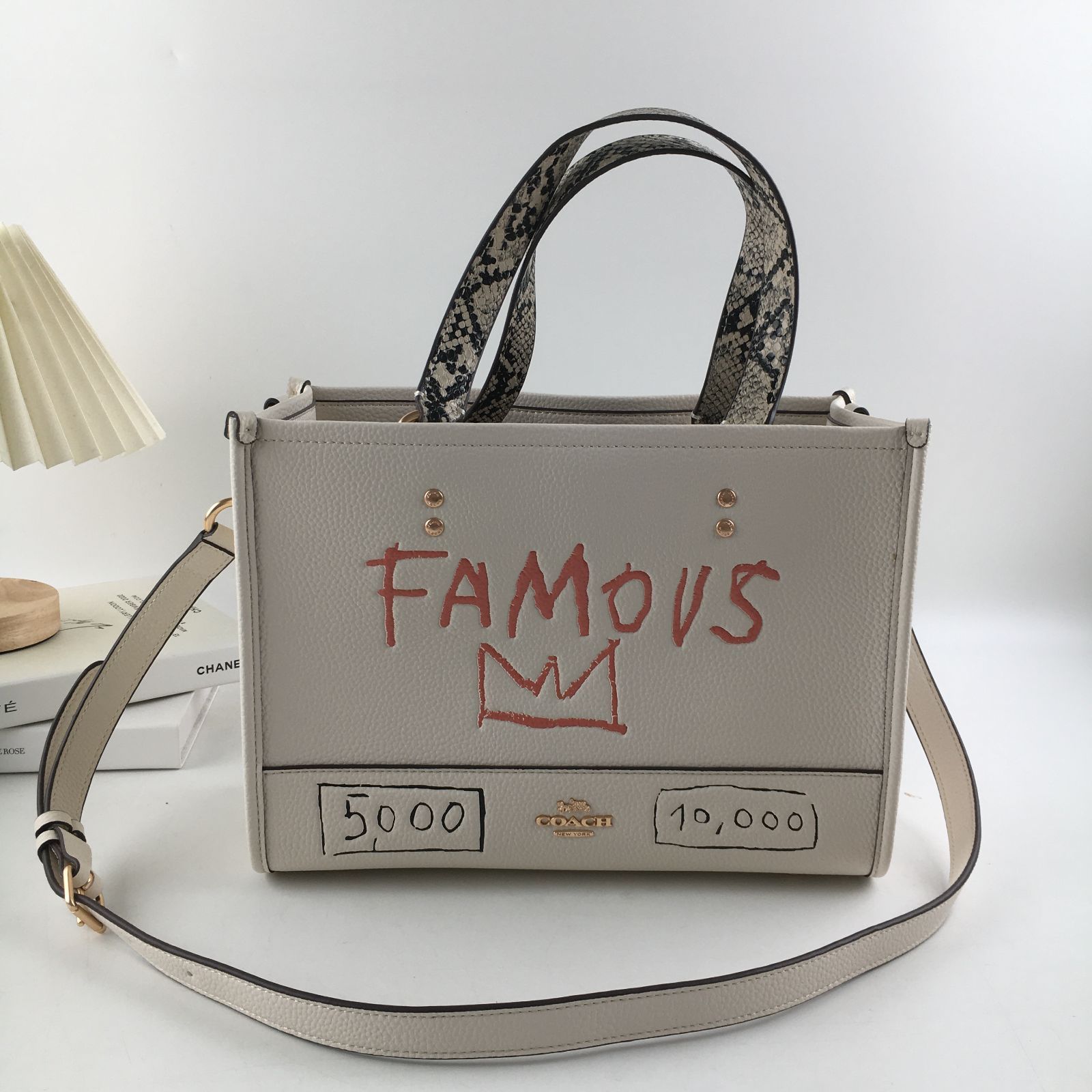 新品 COACH コーチ バスキアコラボ トートバッグ ハンドバッグ アイボリー C5660 - メルカリ