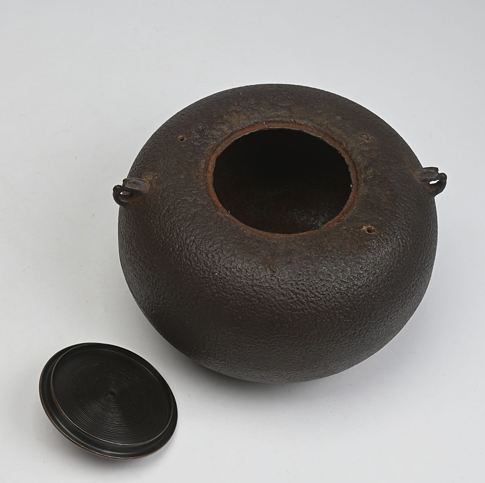 大西浄寿造 乙御前釜 十三代宮崎寒雉 め 茶釜 茶道具 WWW_IBETON_RU