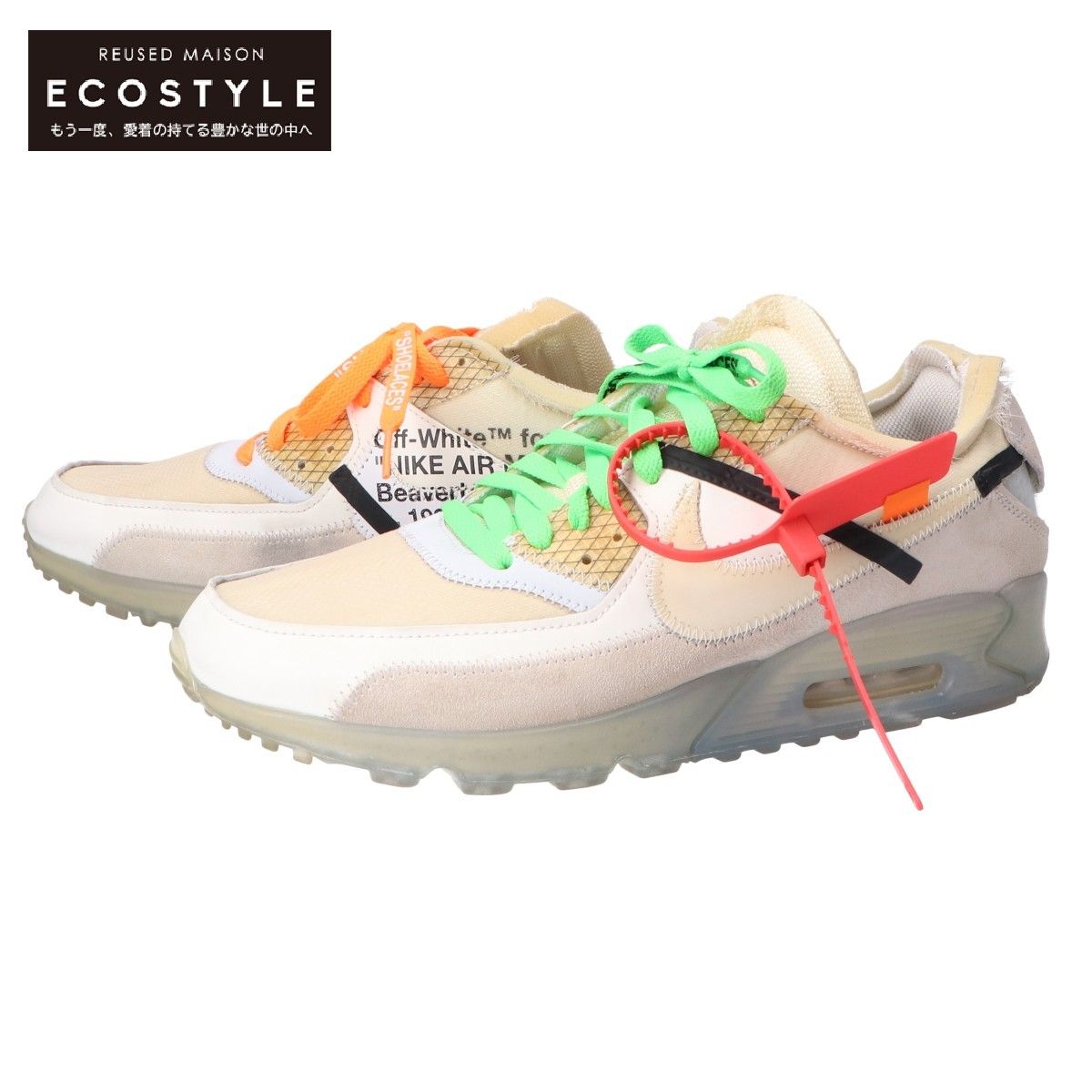 NIKE ナイキ AA7293-100 THE 10 : NIKE AIR MAX 90 OFF-WHITE ザ・テン