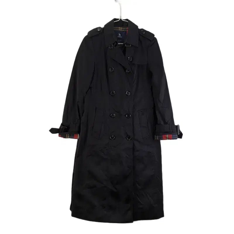 K0828 HAZZYS レディース 85 ー 160 黒 トレンチ コート - メルカリ