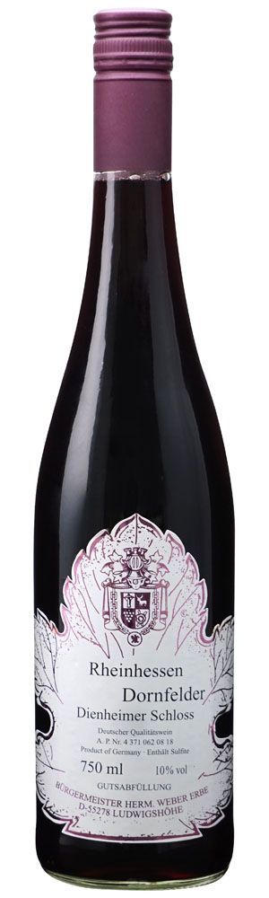 【ドイツワイン】Dienheimer Schloss Dornfelder Qualit&auml;tswein 750ml (IK771)