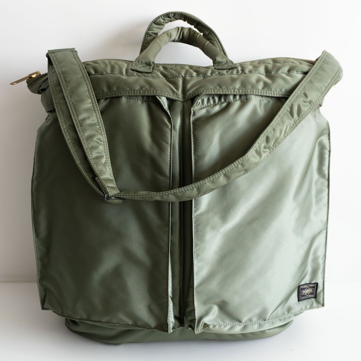 PORTER タンカー ヘルメットバッグ セージグリーン 622-19555 TANKER