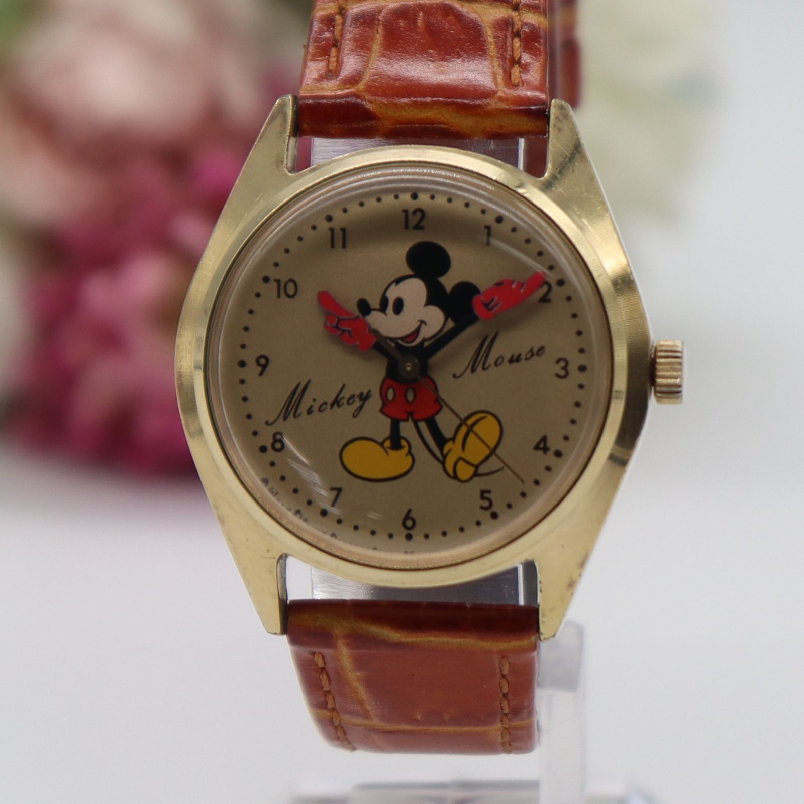 SEIKO ディズニー ミニーマウス 手巻き時計 ゴールド 希少 かわいい SEIKO ディズニー ミニーマウス 手巻き時計 ゴールド 希少 かわいい