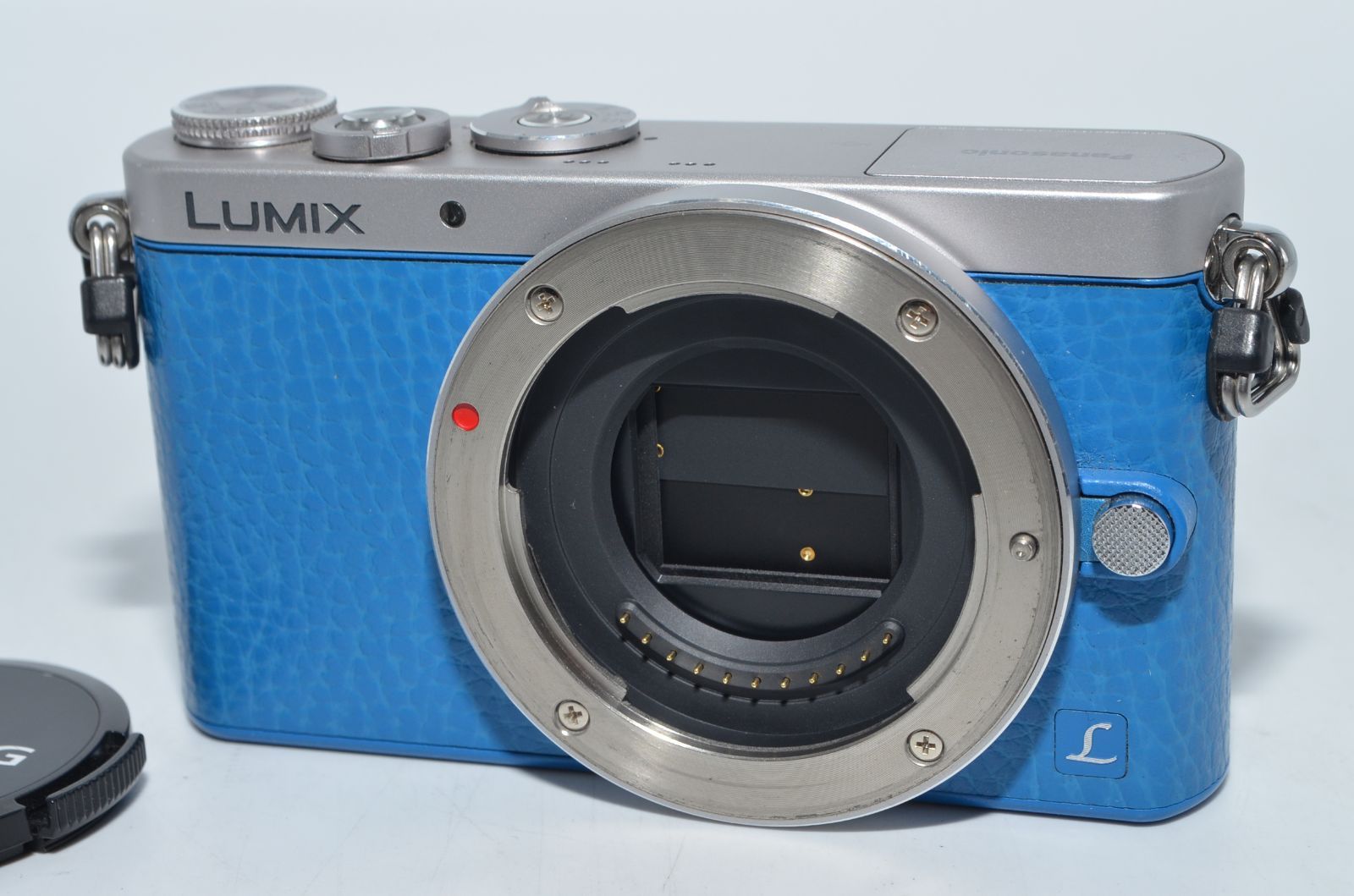 カメラパナソニック デジタル一眼カメラ  LUMIX DMC-GM1SK  ブルー