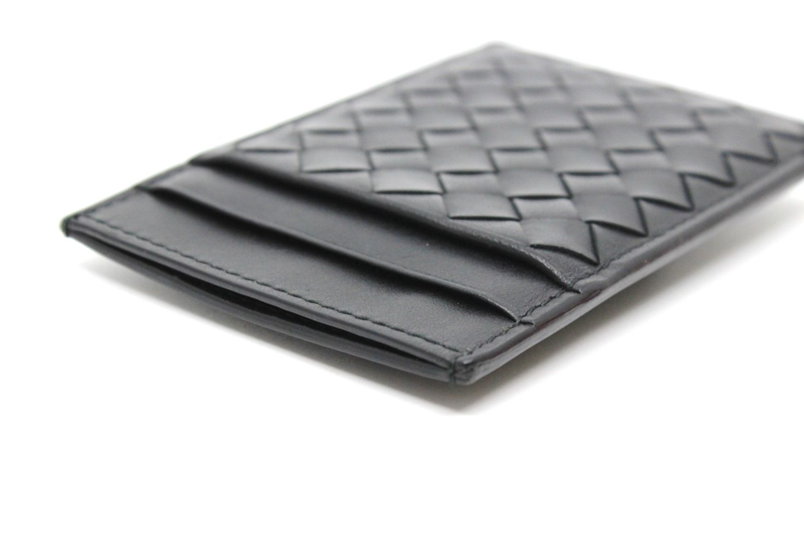 ボッテガべネタ　マネークリップ　カードケース BOTTEGA VENETA ボッテガ・ヴェネタ イントレチャート 二つ折り