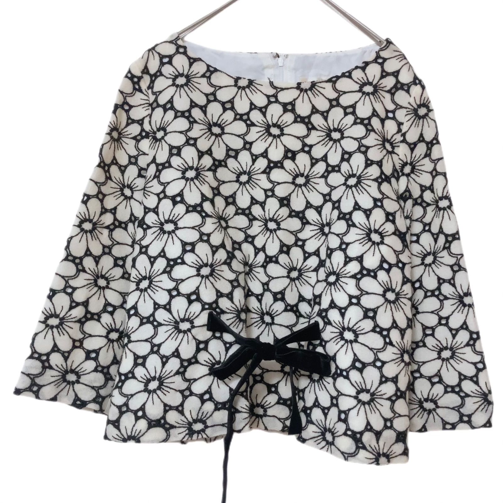 z1423 YUKI TORII ユキトリイ クロシェトップス フラワー 花柄