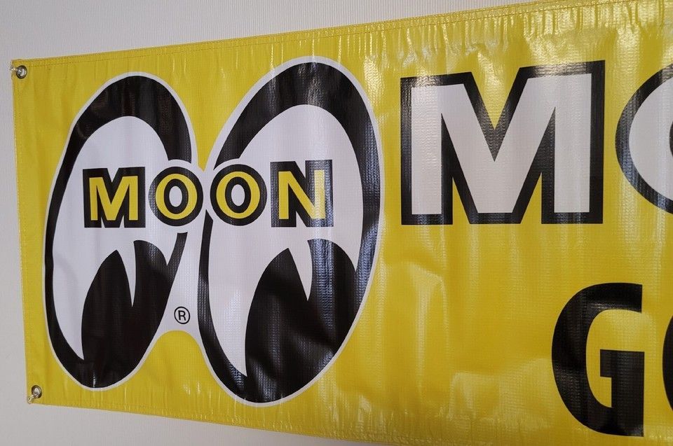 MOONEYES ビニールバナー YELLOW MOONEYES ビニールバナー YELLOW MOONEYES (ムーンアイズ) ビニール