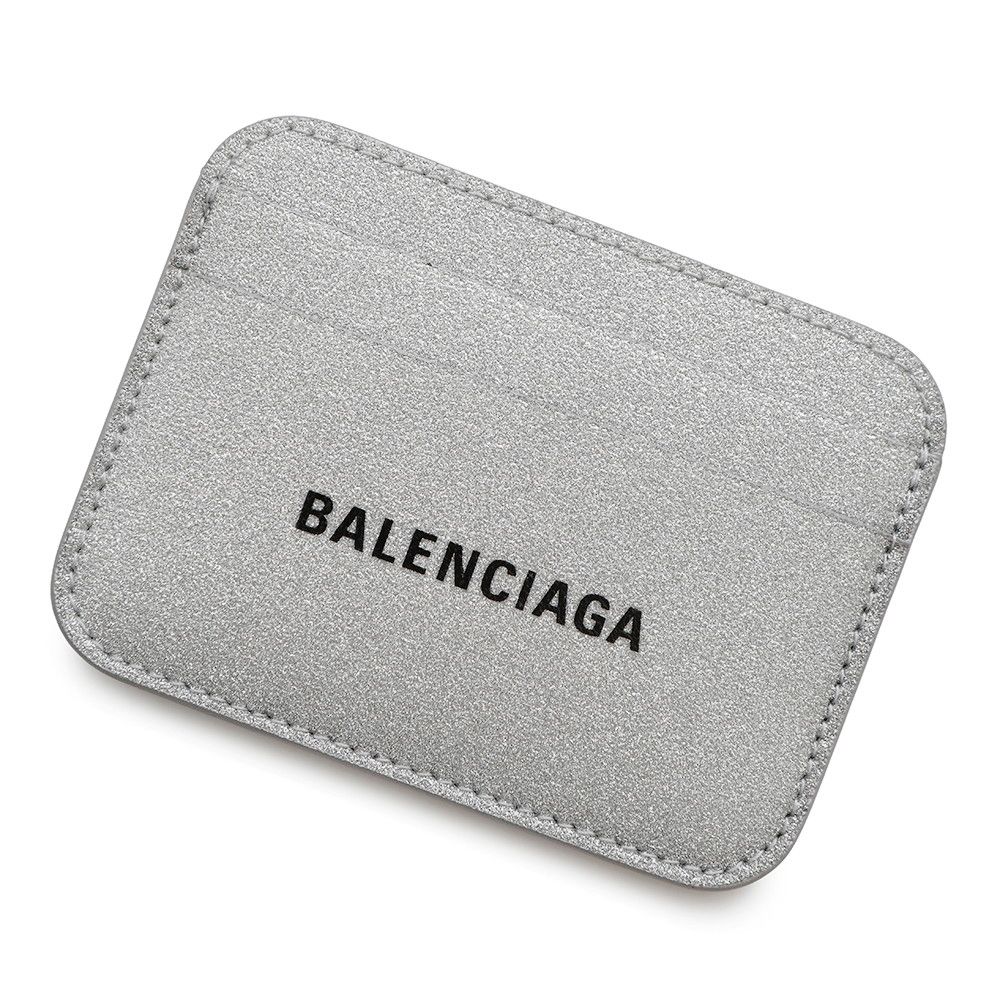 バレンシアガ カードケース ラメ レザー 593812 BALENCIAGA パスケース 