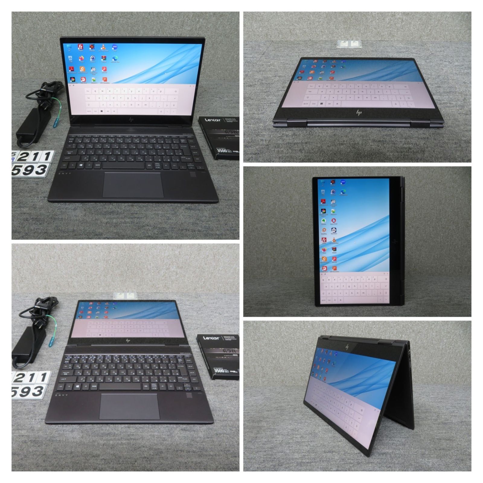 2in1タッチパネル・360開閉】 HP ENVY x360 Convertible / 13.3