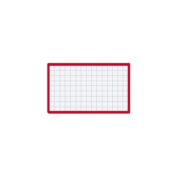（まとめ）コクヨ マグネット見出し 43×74mm赤 マク-403R 1セット（10個）【×5セット】