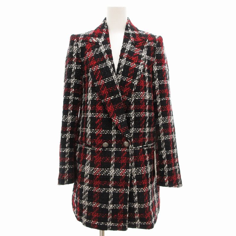 ザラ ZARA タグ付き ツイード テーラードジャケット ブレザー