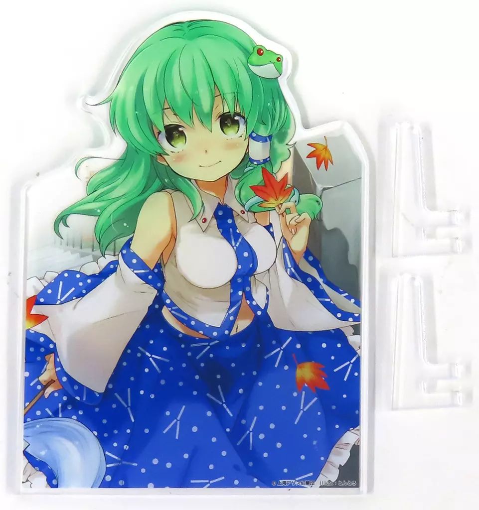 中古】アクリルスタンド・アクリルパネル 東風谷早苗(とんとろイラスト