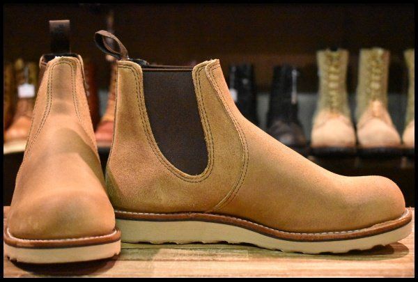 9D ♥ 24年 レッドウィング 3192 クラシック チェルシー サイドゴア ミュールスキナー ラフアウト ブーツ redwing HOPESMORE GP132