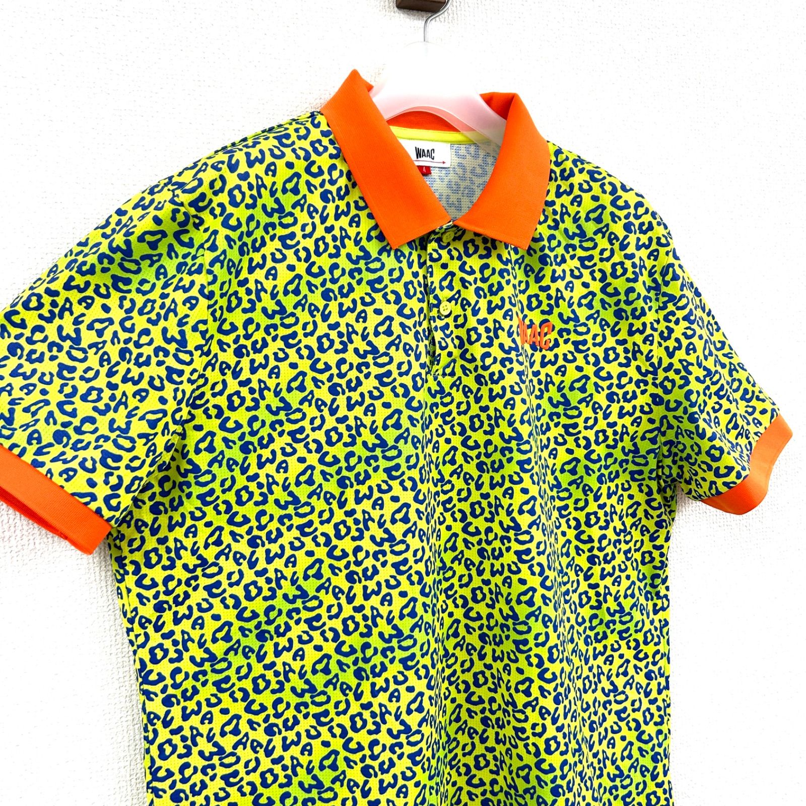 WAAC ポロシャツ WAAC ポロシャツ MENS ZIGZAG WAACKYポロ ブラック/072342037