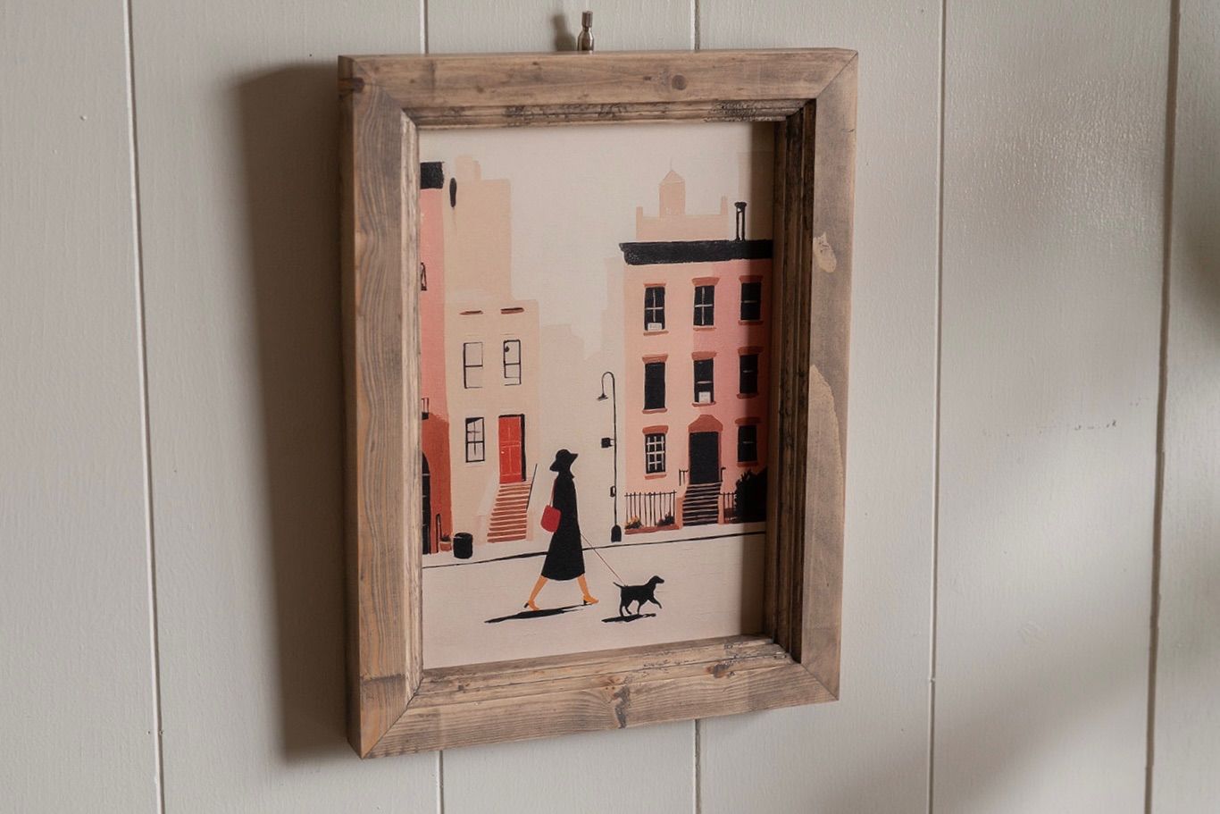 天然木 ハンドメイド額縁 RETRO FRAME A4 (アートサンプル付き) - メルカリ