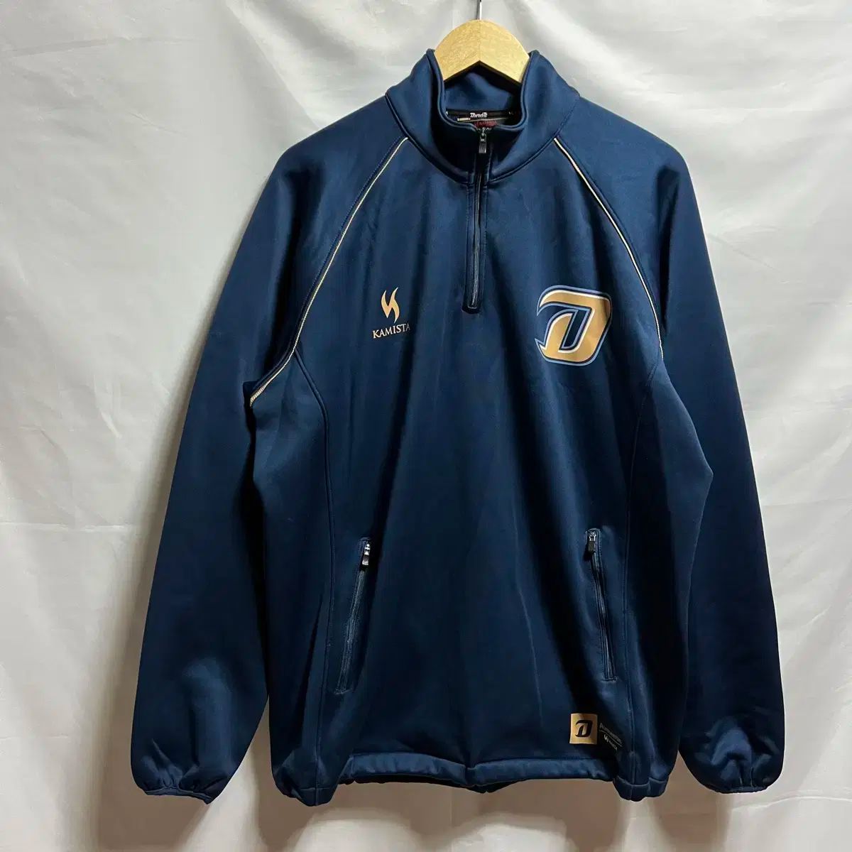 純正品| L NC NCダイノス 2018 シーズン 機能性 ネイビー ハーフジップ