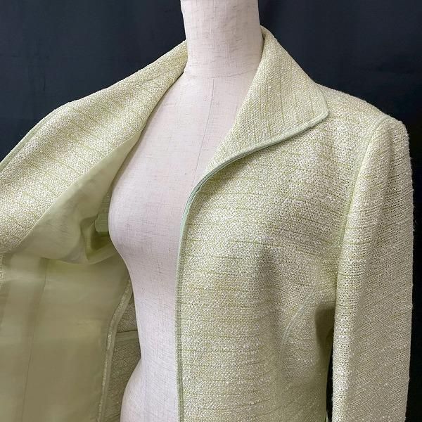 サンローラン Saint Laurent ラムスキン＆シルク トレンチコート48