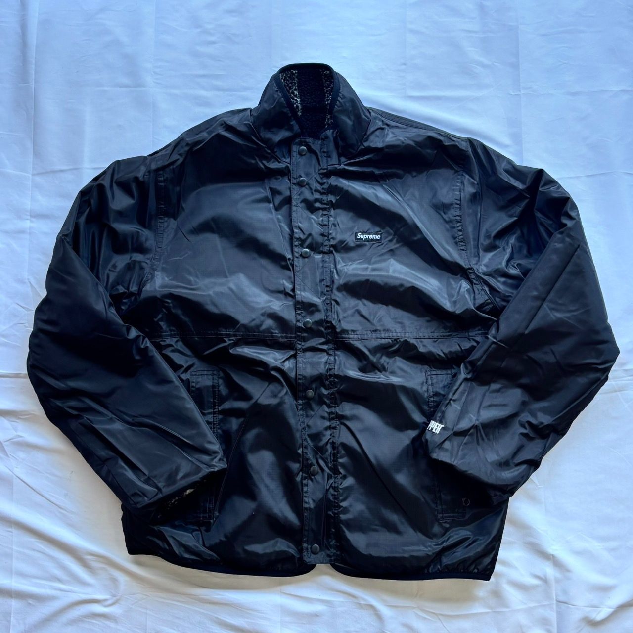 supreme Bandana Fleece Jacket L バンダナ 黒 Supreme Reversible Bandana Fleece Jacket (FW19) - $228