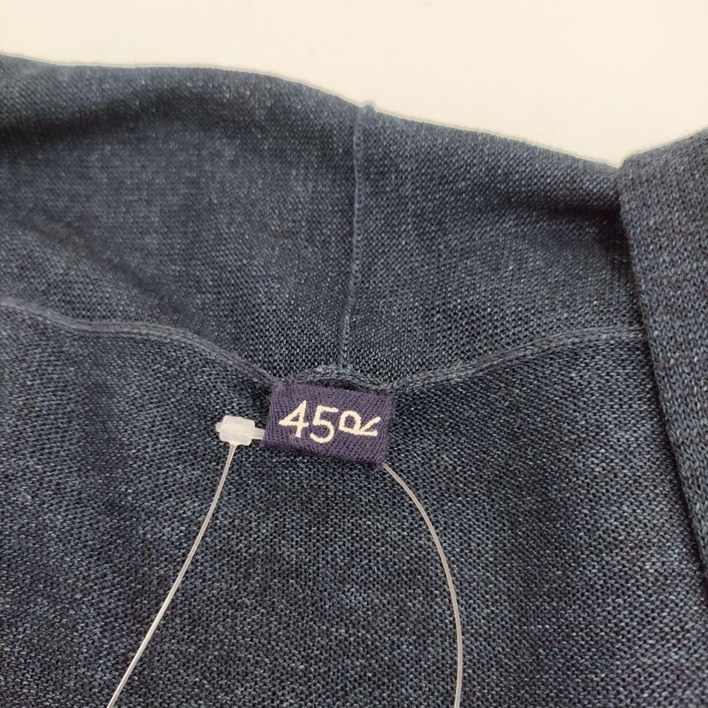 45R/45rpm インディゴロングカーディガン 羽織 サイズ0 カーディガン