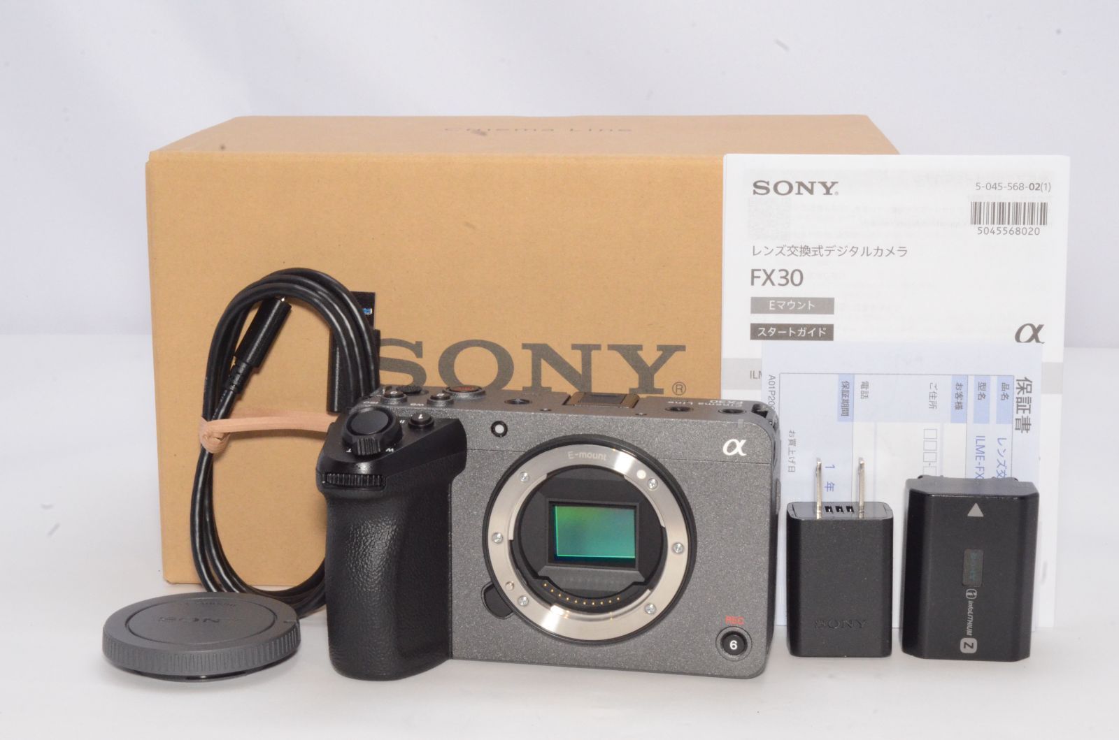 SONY ソニー FX30 ボディAPS-C Cinema Line カメラ プロフェッショナルカムコーダー ︎元 き
