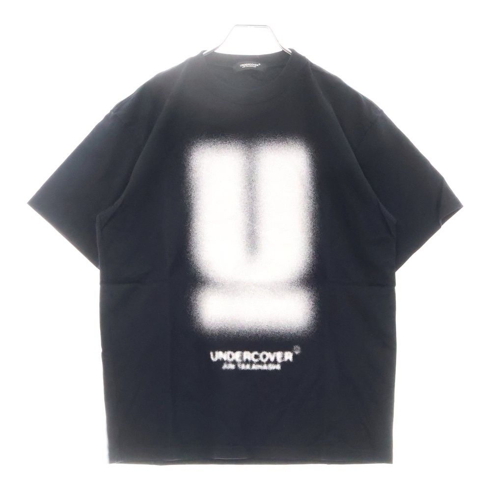 UNDERCOVER (アンダーカバー) 24SS TEE HAZE U ヘイズUロゴ半袖Tシャツ ブラック UCID9809-1