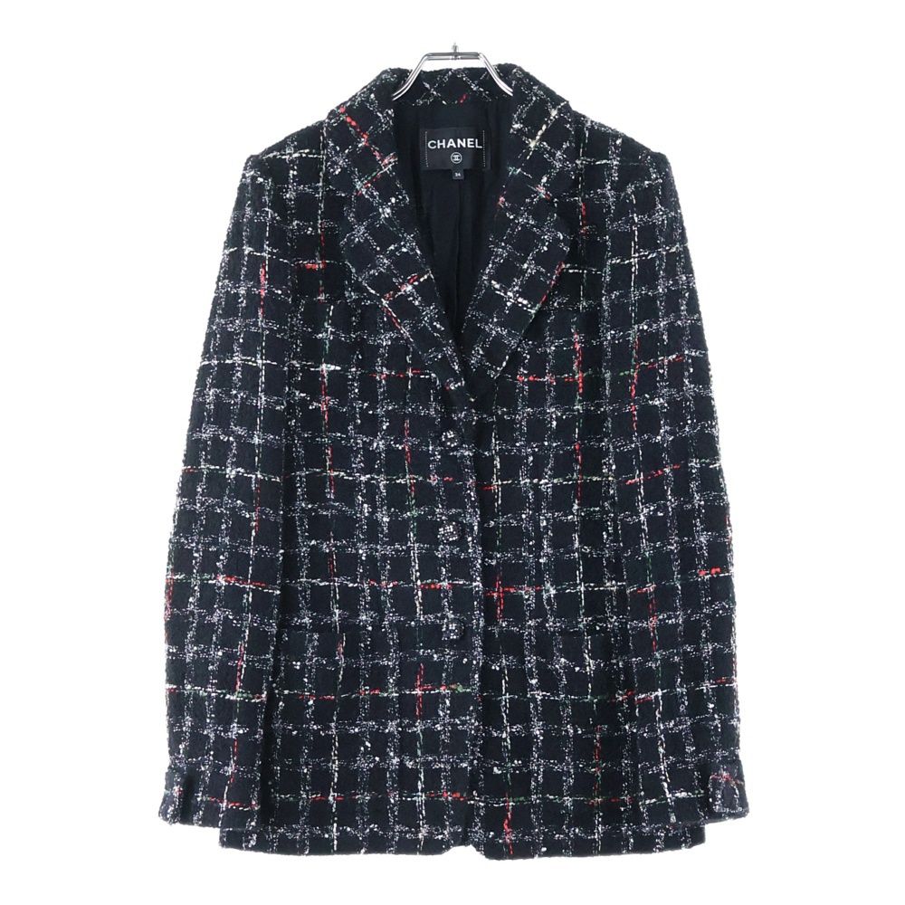 最終値下げ専用　CHANEL ツイードテーラードジャケット ブラック系 CHANEL (シャネル) 23AW TWEED TAILORED JACKET ツイード