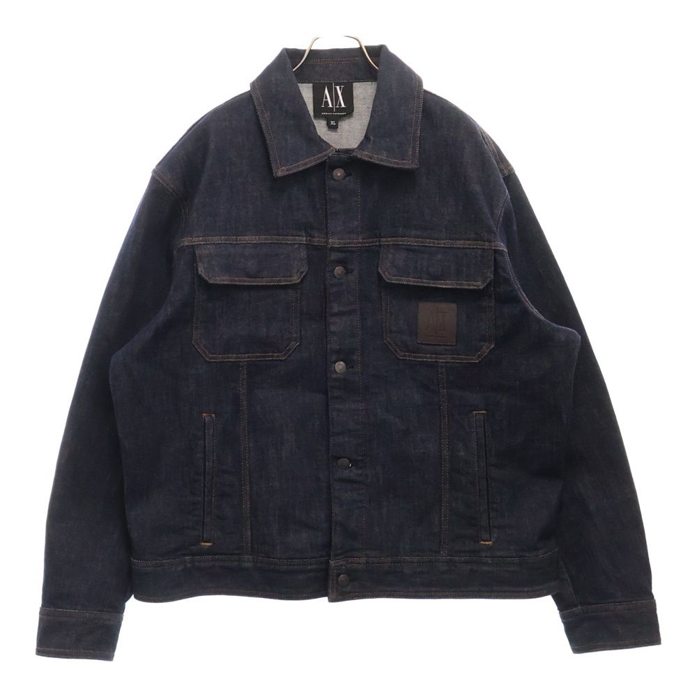 Armani Exchange (アルマーニ エクスチェンジ) ロゴレザーワッペン