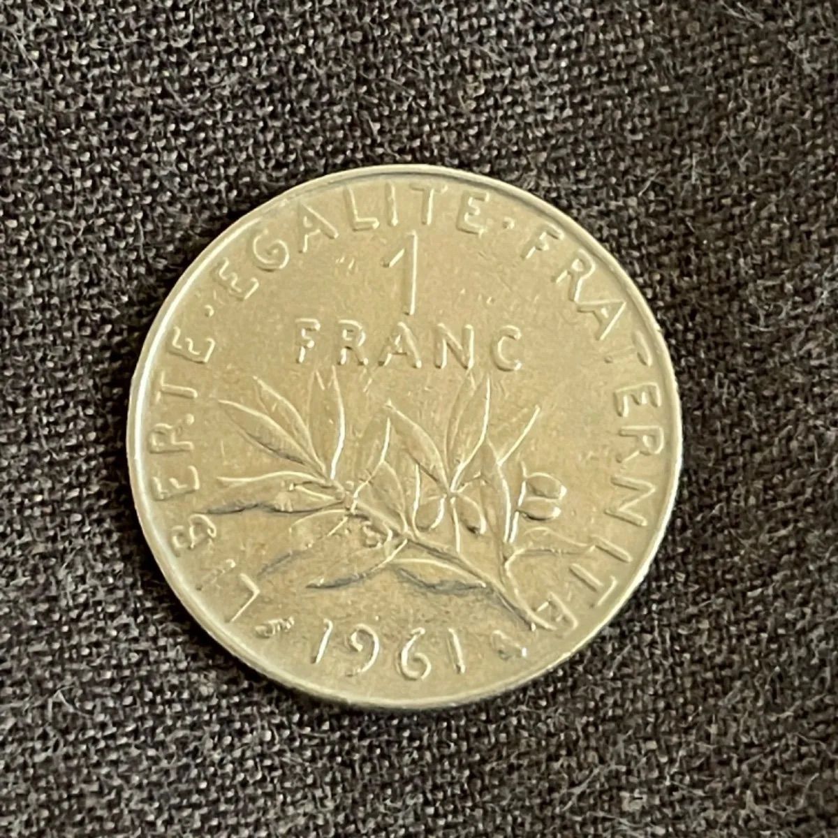 フランス 硬貨 1フラン 1961年 - 旧貨幣