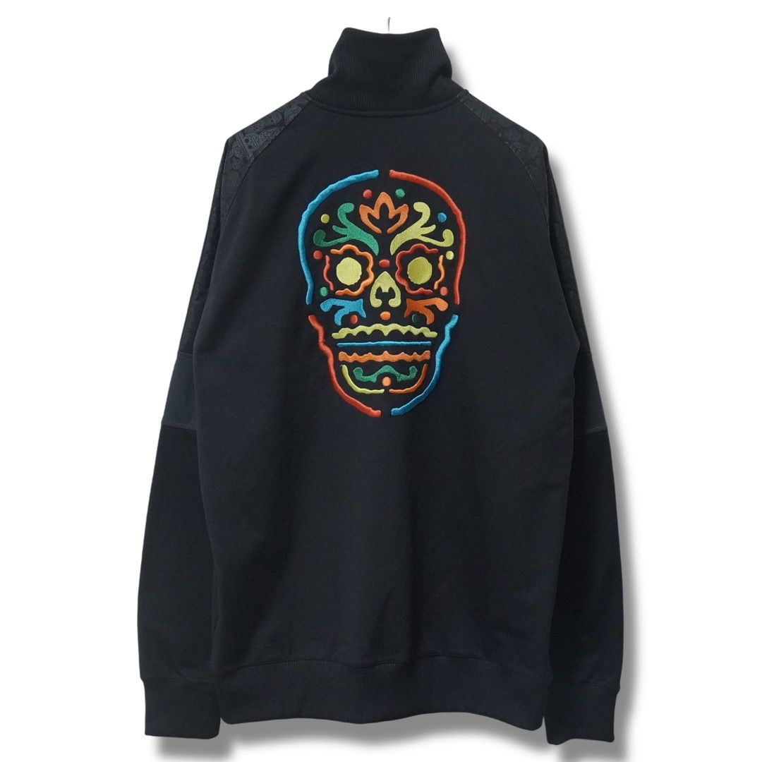 【希少】adidas アディダス トラックジャケット メキシカンスカル 刺繍 adidas 2007年製＊メキシカン＊スカル＊ジャージ＊刺繍＊アディダス