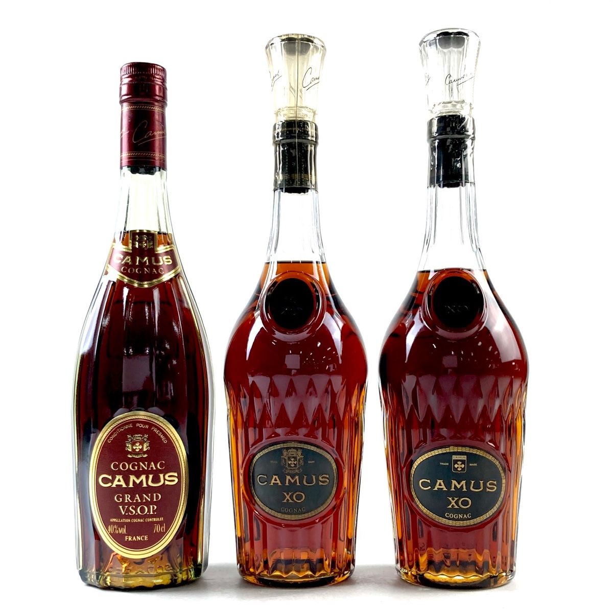 ブランデーの空き瓶3本カミュバカラ他2本 ブランデーの空き瓶3本カミュバカラ他2本 rdm様専用【空き瓶】カミュ