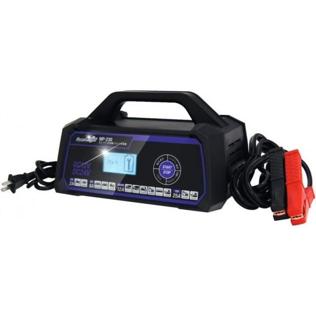 メルテック セレクト式自動パルス充電器 MP-230 オートバイ 大型トラック対応 セルスタート補助機能 大自工業株式会社 WWW_USTAUSTRALIA_COM_AU