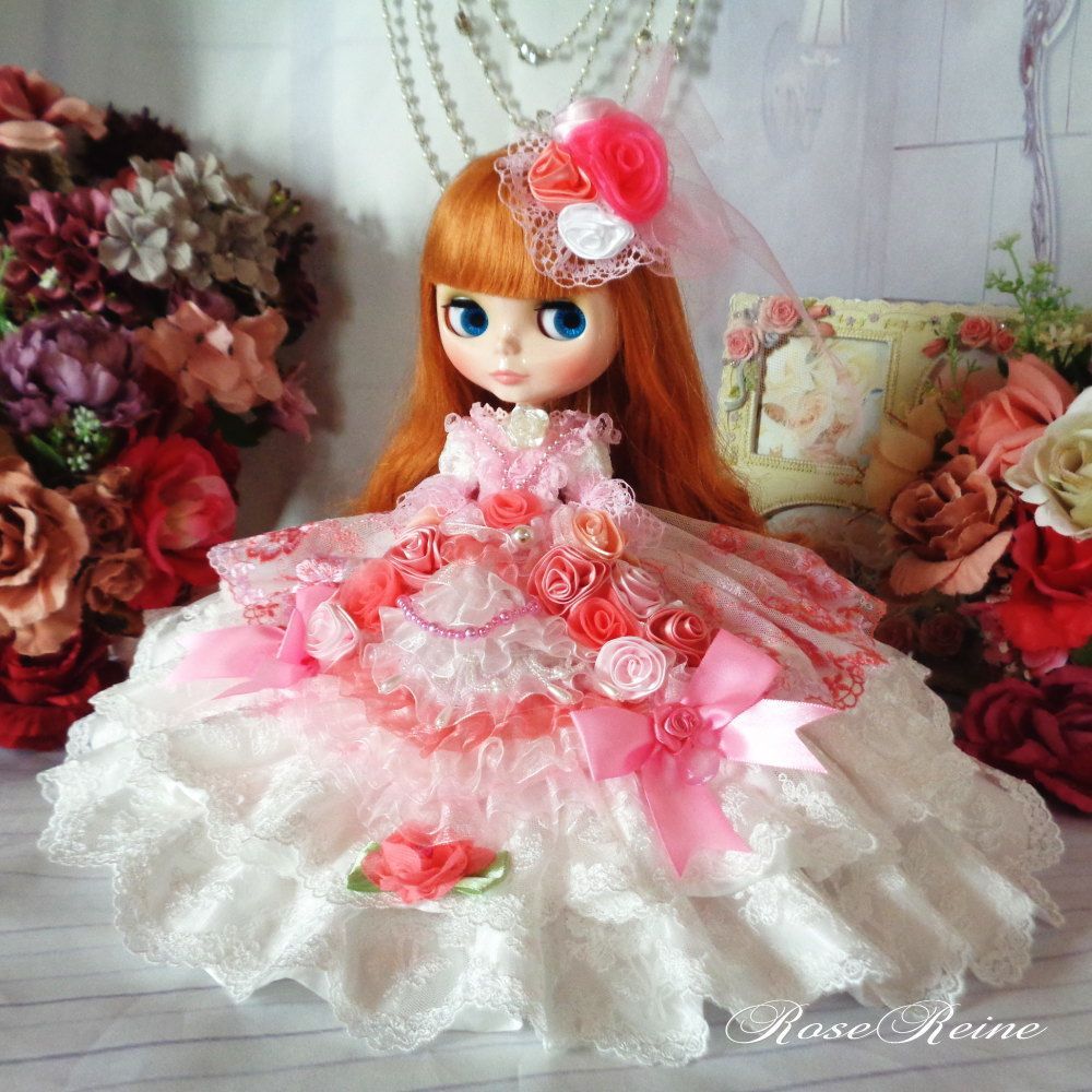 XmasSale】 ベルサイユの薔薇 花園に咲き誇る舞姫 ピンク＆ホワイトの